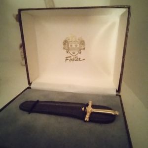 Foster gold toothpick sword